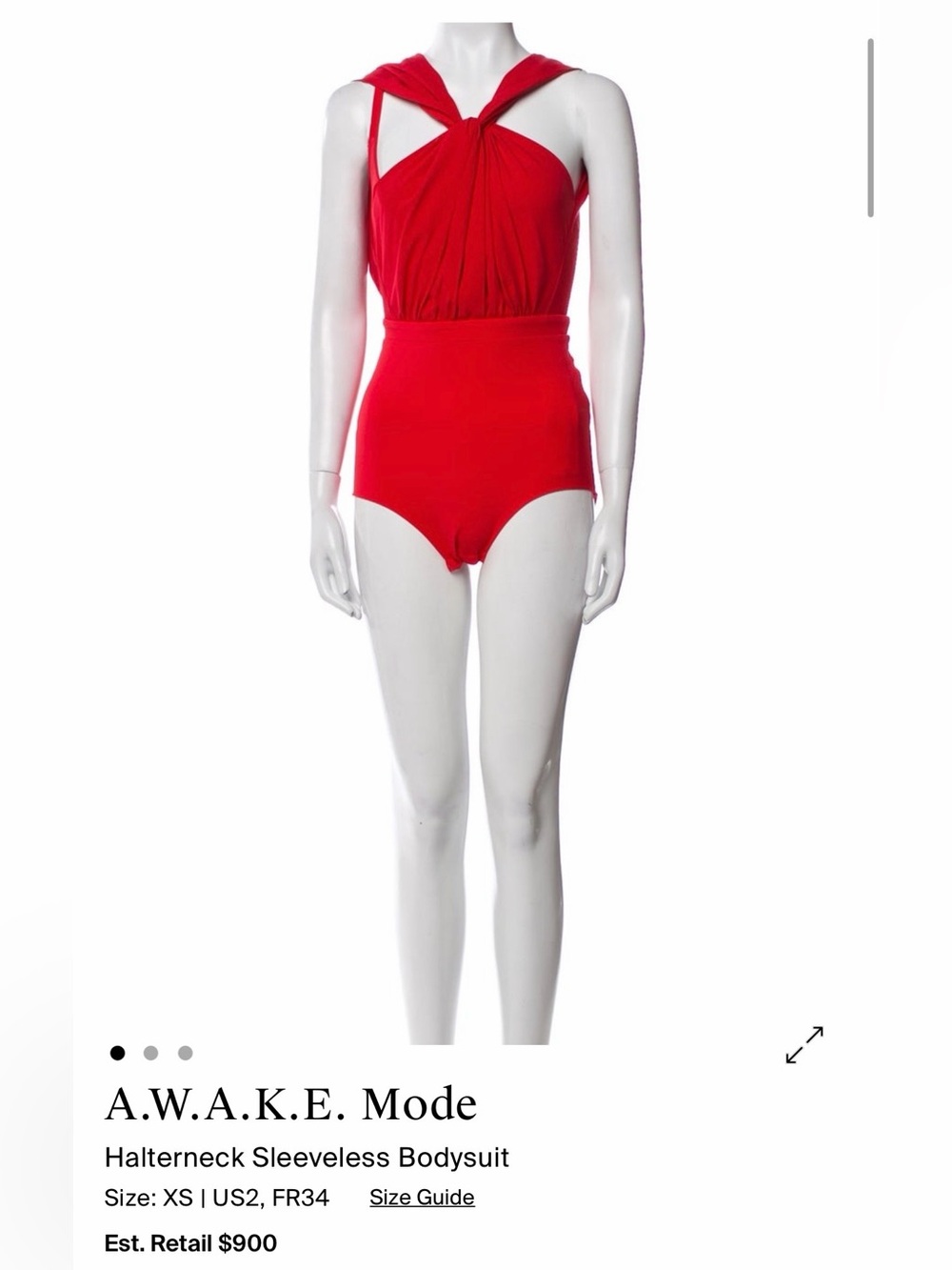 A.W.A.K.E. MODE Red Romper